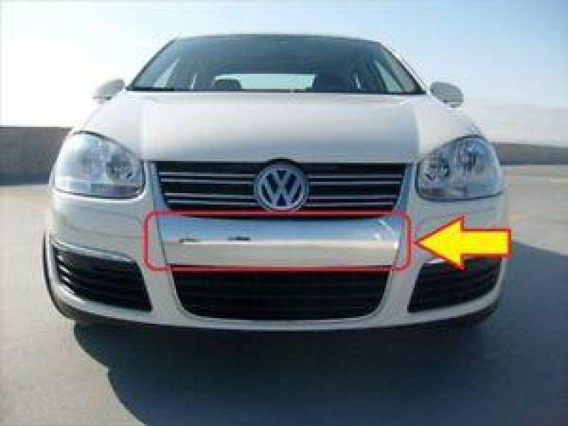 Накладка решітки радіатора VW Jetta 5 06-10 хром (Tempest) 1K5853761A2ZZ