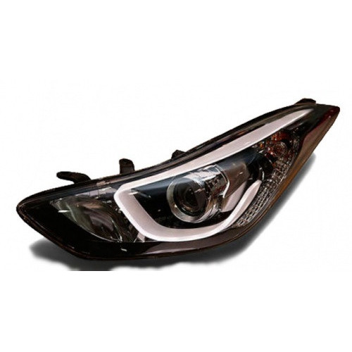 Фара передня Hyundai Elantra MD 14-16 права TYC LED, лінза 92102-3X420