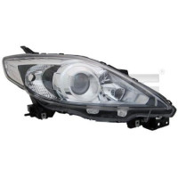 Фара передня Mazda 5 (CR19) 08-10 права темна H7/HB3 (TYC) CD87-51-0K0B