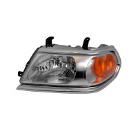 Фара передня Mitsubishi Pagero Sport 04-06 права хром рамка (Depo) 8301A316XA