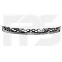 Решітка рідатора верхня Chevrolet Malibu 14-15 (з хром. молдингом) (FPS)