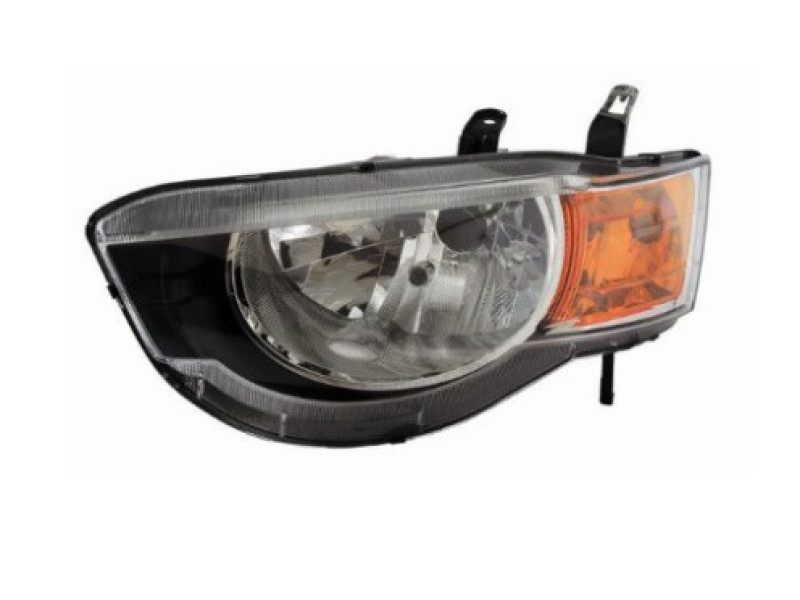Фара Mitsubishi Colt 09-10 (Z30) ліва, ел.рег., черн. рамка Depo 8301B651