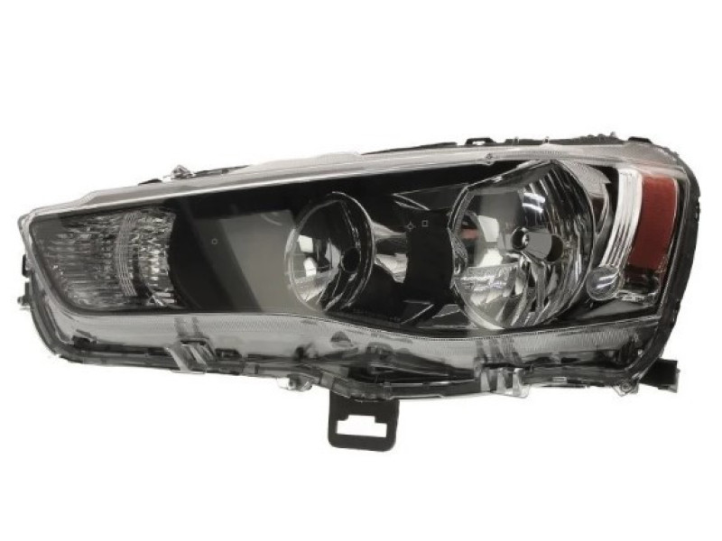 Фара Mitsubishi Outlander XL (10-12) ел.рег., чорна рамка, ліва Depo 8301B553