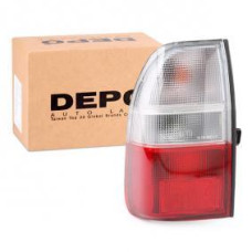 Ліхтар задній Mitsubishi L200 (01-05) лівий, білий.поворот, з патроном Depo MR109127
