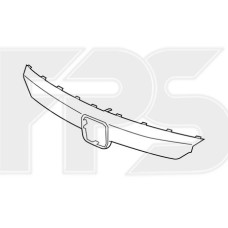 Накладка решітки радіатора чорний глянець Honda Accord 10 18 - седан (FPS)