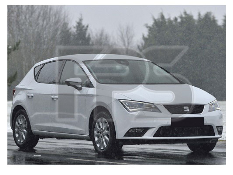Скло дверне заднє ліве Seat Leon 13-20 хетчбек (Sekurit)