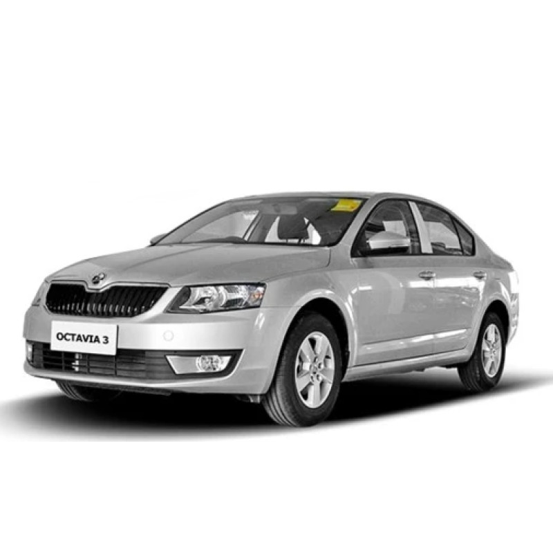 Решітка переднього бампера середня Skoda Octavia A7 13-17 (Tempest) 5E0853677D