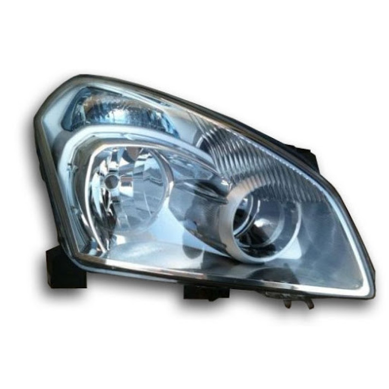 Фара Nissan Qashqai (06-10) права електр.рег., сіра рамка Depo 26010JD95A