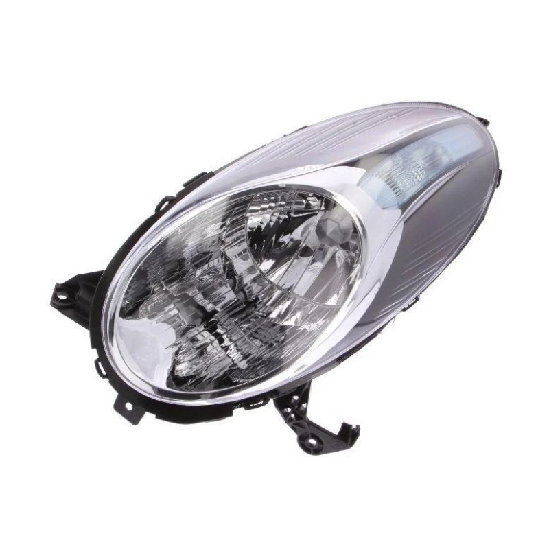 Фара Nissan Micra K12 (07-10) права ел.рег., хром рамка Depo 26010BG10B