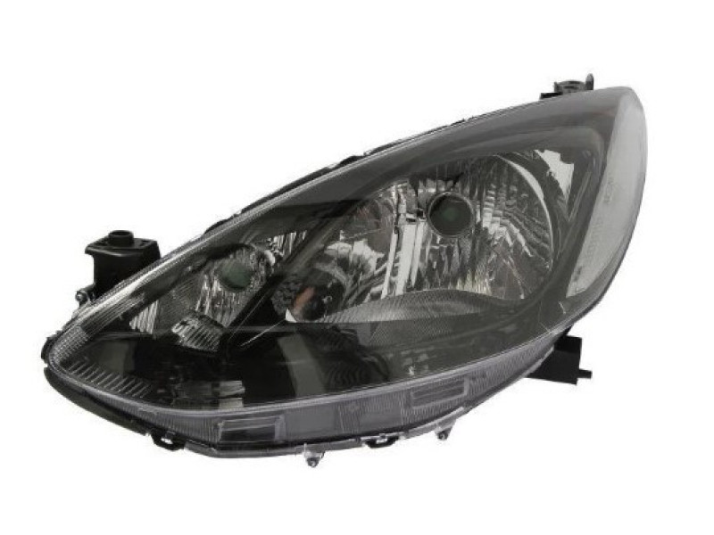 Фара Mazda 2 (DE) 07-11 ліва мех./ел. рег., чорна рамка Depo DF71-51-0LOC