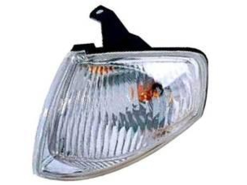 Покажчик повороту Mazda 323 BJ (98-00) лівий білий з патроном Depo B25D-51-070B