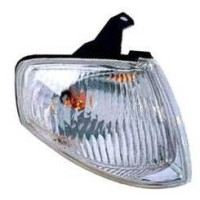 Покажчик повороту Mazda 323 BJ (98-00) правий білий з патроном Depo B25D-51-060B