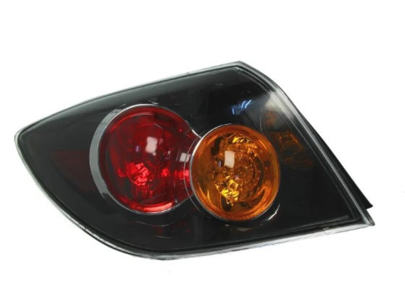 Ліхтар задній лівий зовнішній Mazda 3 BK 03-06 хетчбек (Depo) чорний 8N8F51160C