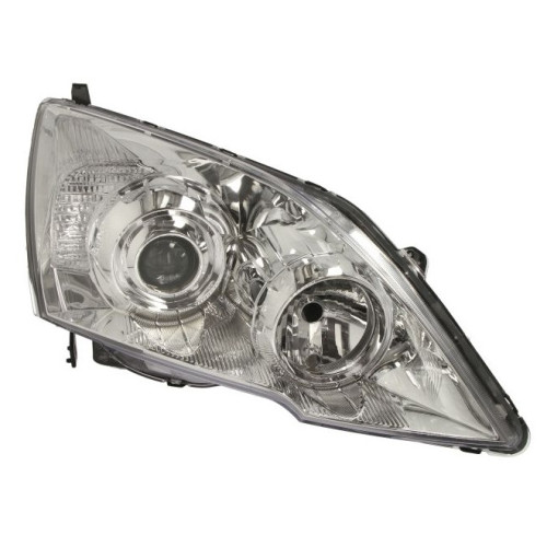 Фара передня Honda CR-V (06-12) права хром рамка мех./ел.рег. Depo 33101-SWA-G01