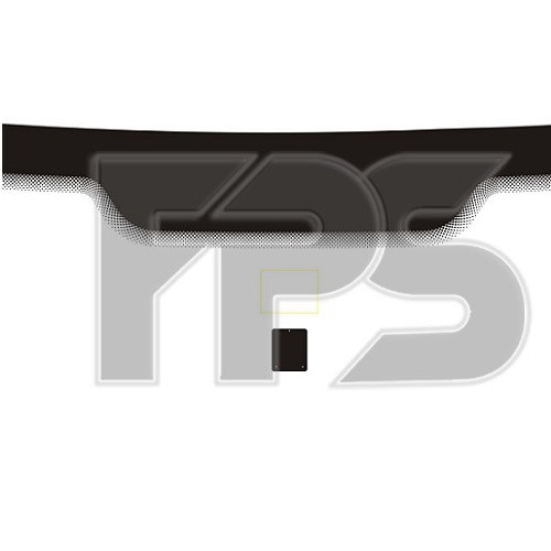 Молдинг лобового скла Fiat Scudo, Peugeot Expert, Citroen Jumpy 96-06 (Icor) П-подібний