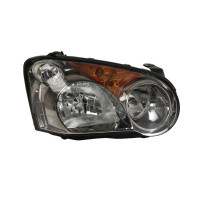Фара Subaru Impreza (03-05) права з указ. поворот., ел.рег. чорна рамка Depo 84001FE382
