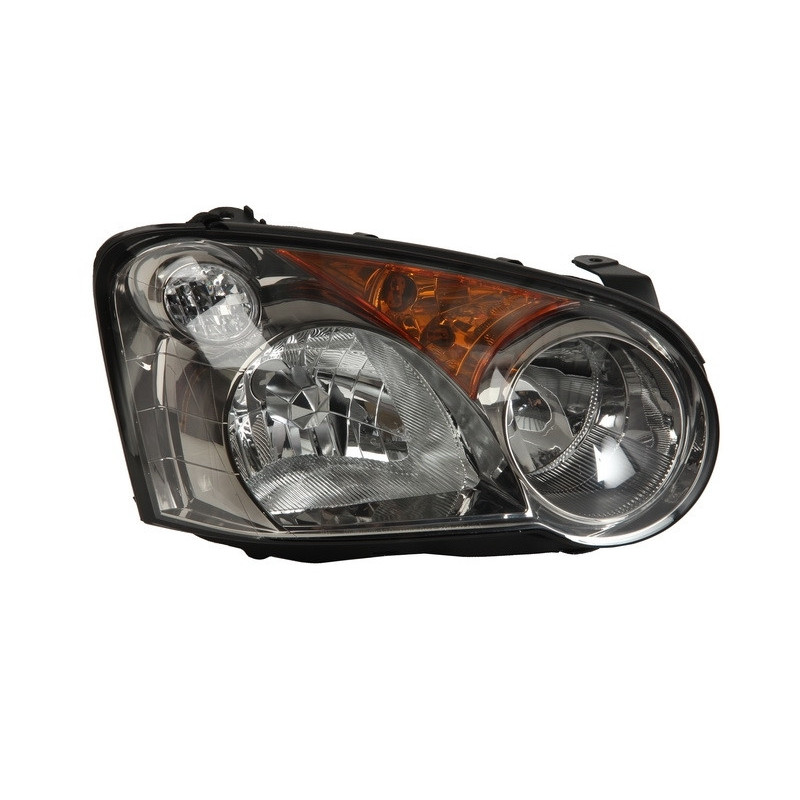 Фара Subaru Impreza (03-05) права з указ. поворот., ел.рег. чорна рамка Depo 84001FE382