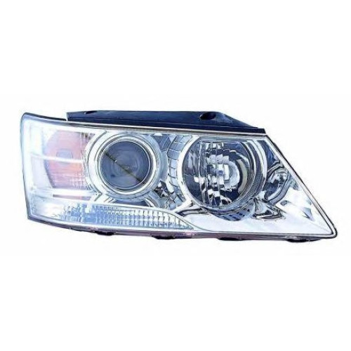Фара передня Hyundai Sonata NF (08-10) права ел.рег. Depo 92102-3K520
