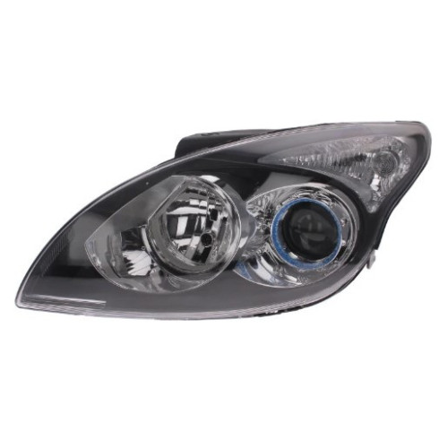 Фара передня Hyundai i30 (07-10) ліва черн. рамка ел.рег. Depo 92101-2R000