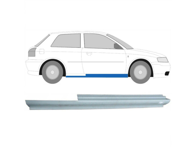 Поріг лівий Audi A3 (8L), 01.96-12.99 (PL)