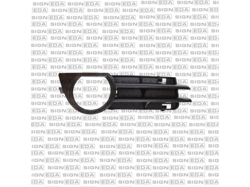 Решітка бампера права (під протитуманну фару) Audi A3 03-08 (PL)