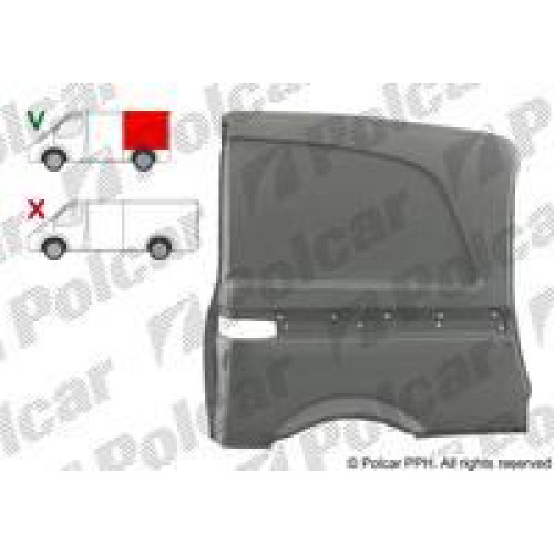 Арка задня ліва Mercedes Vito W639 2003-2014 (PL) коротка база