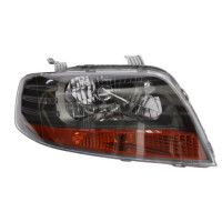 Фара Chevrolet Aveo 04-06 права з покажчиком повороту, ел.рег., чорна рамка Depo 96802654