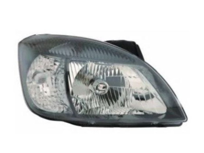 Фара передня права Kia Rio 06-10 ел.рег., темна рамка Depo 92102-1G630