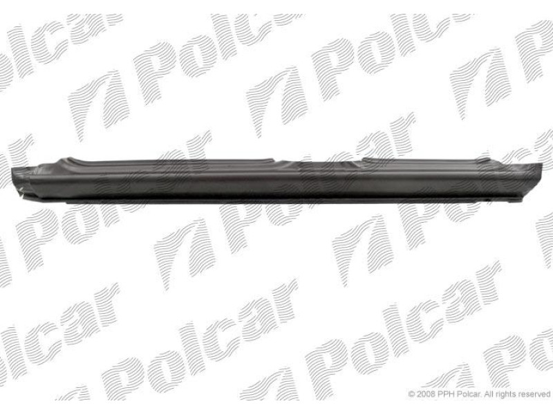 Поріг лівий (4-х дверна модель) Honda CIVIC SDN (EC/ED/EE), 10.87-09.91 (PL)