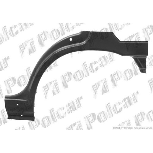 Арка задня ліва Hyundai PONY/EXCEL (X-2), 01.92-01.95 (PL)
