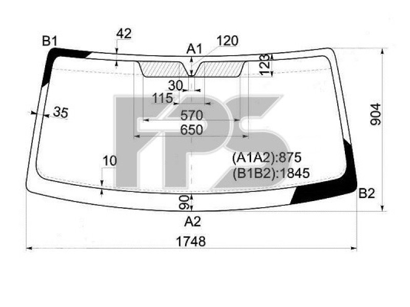 Лобове скло Iveco Daily, Opel Movano, Renault Master 99-14 (Pilkington)