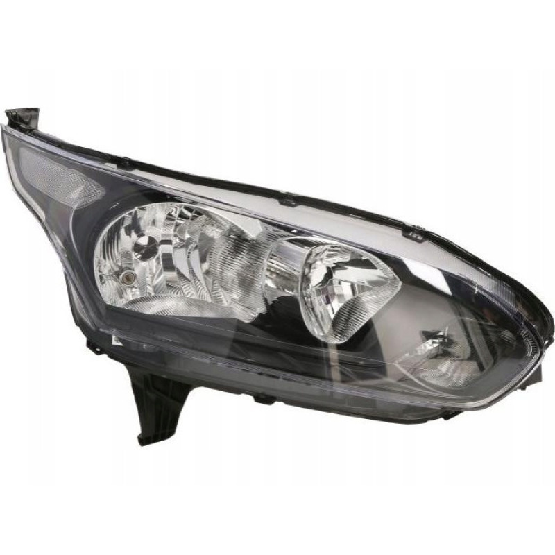 Фара Ford Transit Connect 13 - права ел.рег. чорна рамка DEPO 1827688