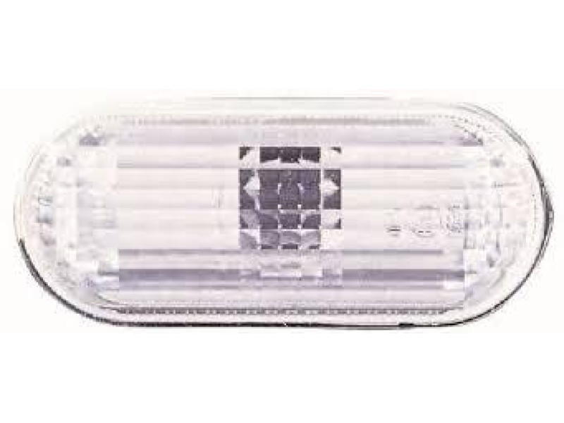 Покажчик повороту на крилі Ford Fiesta 02-06 лівий/правий, білий DEPO 14003255