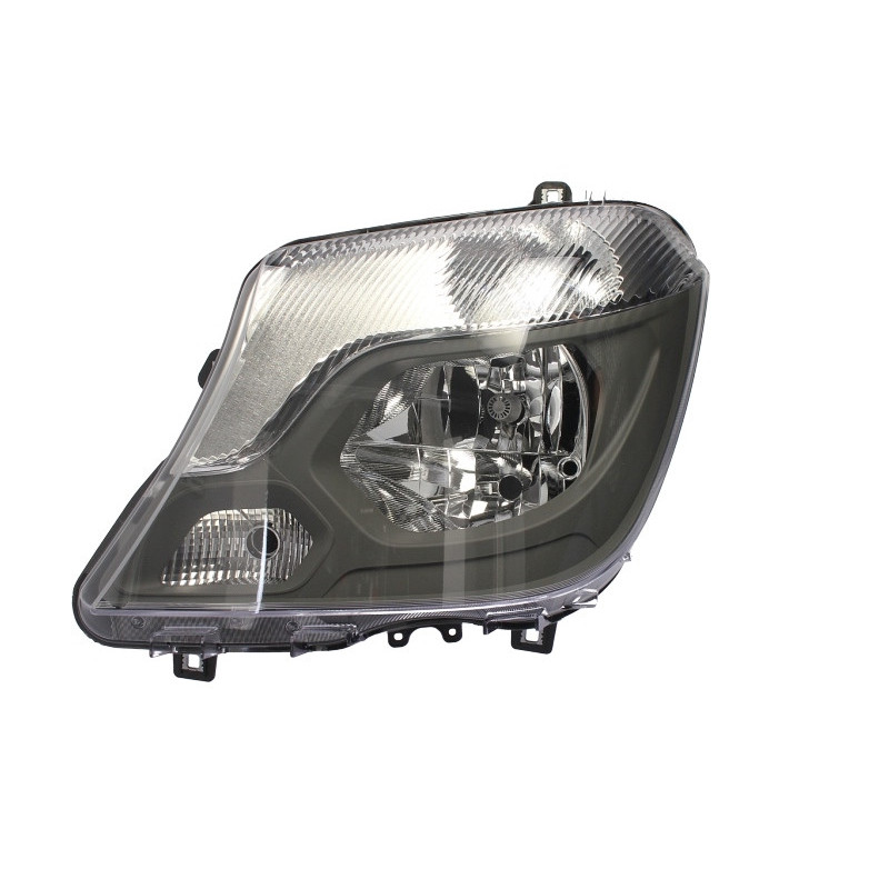 Фара ліва (темний відбивач) Mercedes Sprinter 2013- DEPO 9068202361