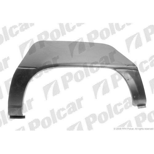 Ремчастина заднього крила ліва арка (3 дв) Opel KADETT E, 09.84-08.91 (PL)