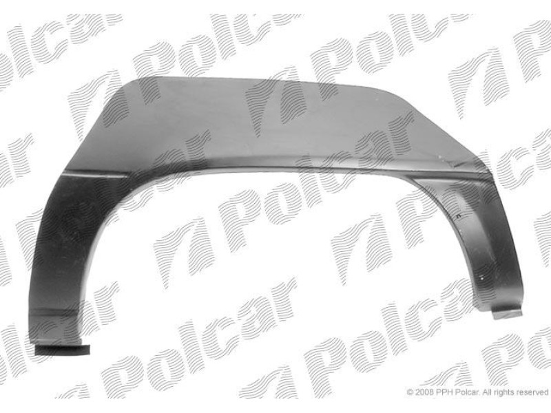 Ремчастина заднього крила ліва арка (3 дв) Opel KADETT E, 09.84-08.91 (PL)