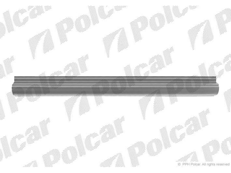 Поріг правий Renault CLIO 3 (R0/1), 09.05-05.09 (PL) поріг