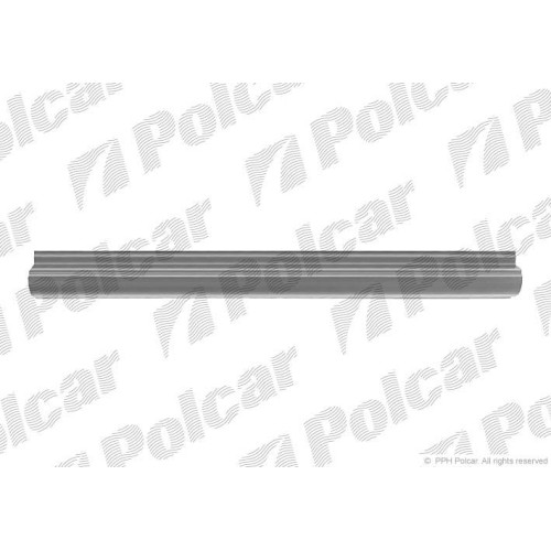Ремкомплект порога лівого Renault CLIO 3 (R0/1), 09.05-05.09 (PL) поріг