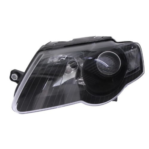 Фара передня VW Passat B6 2005-2010 ліва черн. рамка DEPO 1EL247014-011