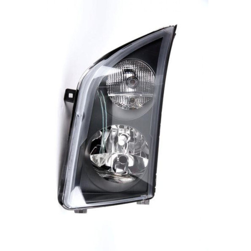 Фара передня VW Crafter 2006-2015 права чорна рамка DEPO 2E1941016