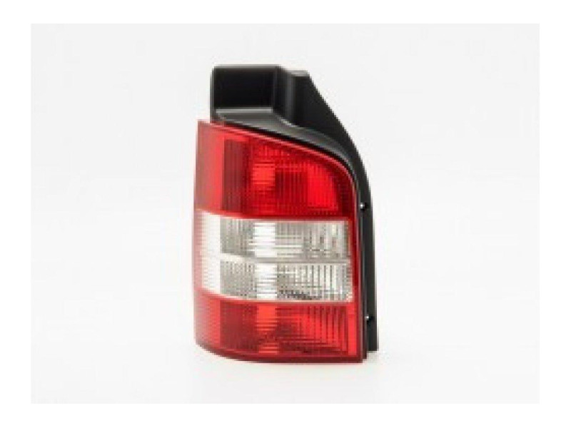 Ліхтар задній VW Transporter T5 03-09 лівий червоно-білий 1дв. DEPO 7H5945096H