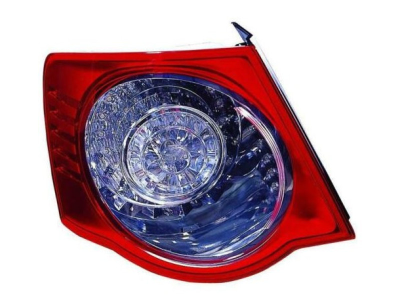 Ліхтар задній VW Jetta 06-10 LED лівий зовнішній DEPO 1K5945095G