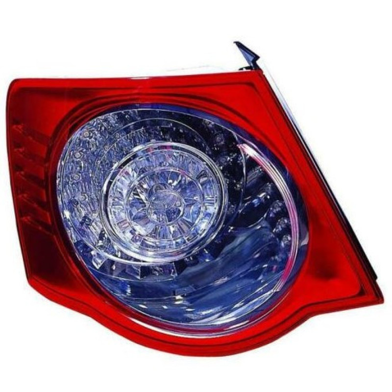 Ліхтар задній VW Jetta 06-10 LED лівий зовнішній DEPO 1K5945095G
