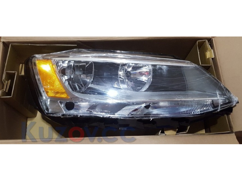 Фара VW Jetta 6 11-18 права, жовтий поворот USA (TYC) 5C7941006