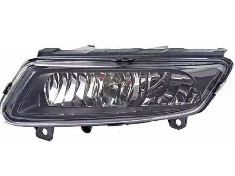 Протитуманна фара VW Polo 09 - права чорна рамка без ДХО DEPO 6R0941062F