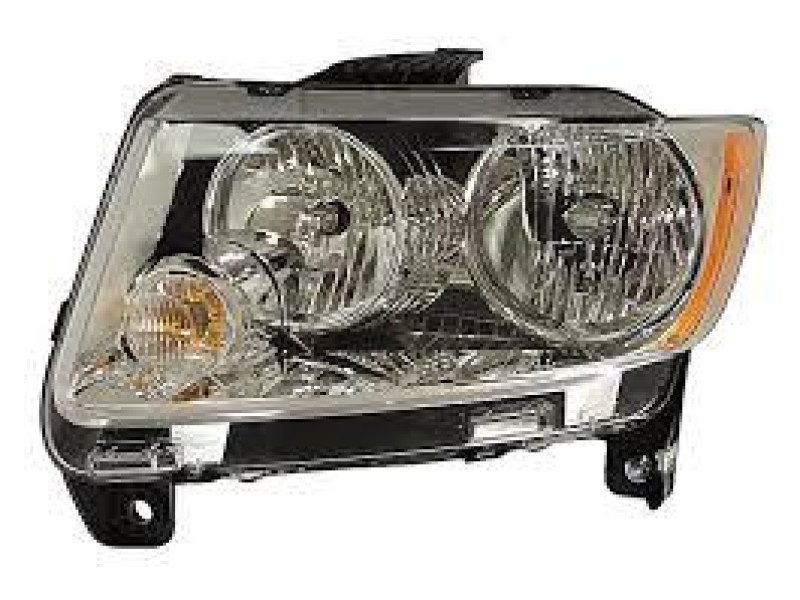 Фара передня ліва Jeep Compass 11-16 (Polcar) світла, галоген 68088869
