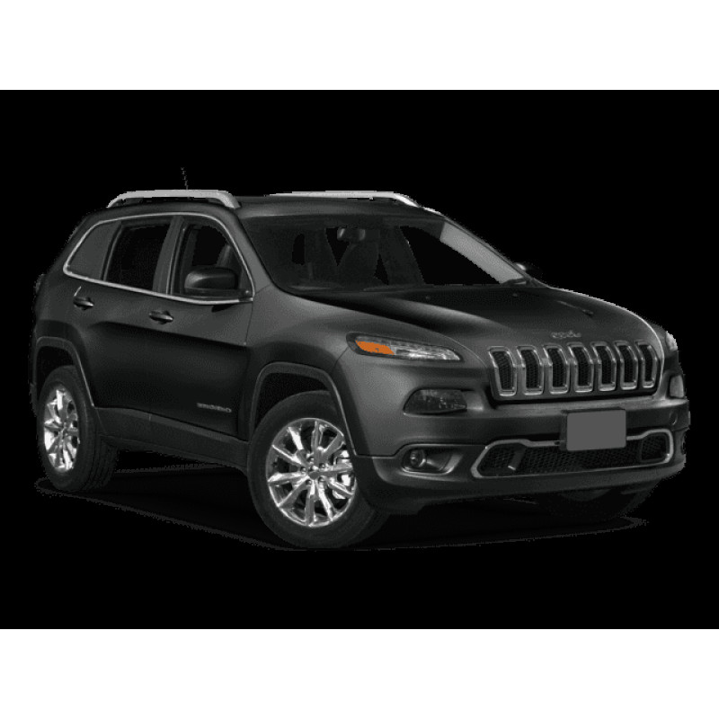 Підсилювач переднього бампера Jeep Cherokee KL 13-18 тип 14 см (з отв. під гак) (FPS)