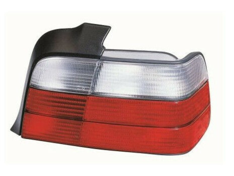 Ліхтар задній BMW 3 e36 90-99 правий біло-червоний DEPO 63219403101