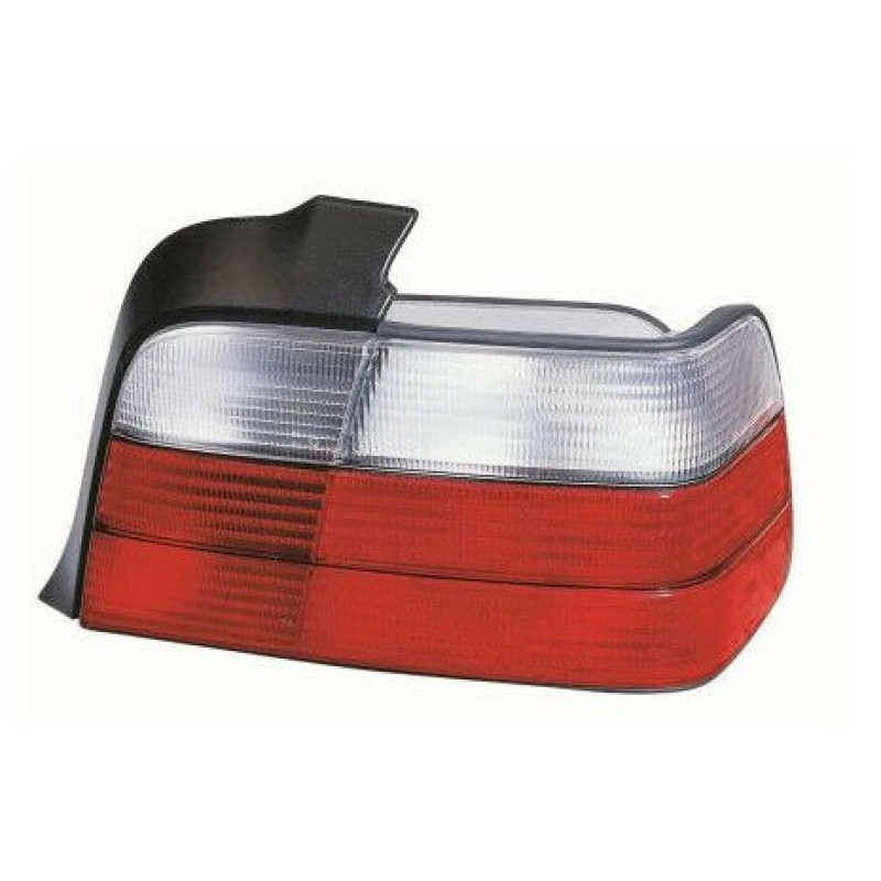 Ліхтар задній BMW 3 e36 90-99 правий біло-червоний DEPO 63219403101