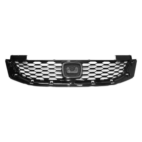 Решітка радіатора Honda Accord 9 2013-2015 КУПЕ чорна, без накладки (Tempest) 71121T3LA01